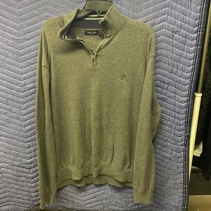 Mens Nautica zip up sweater